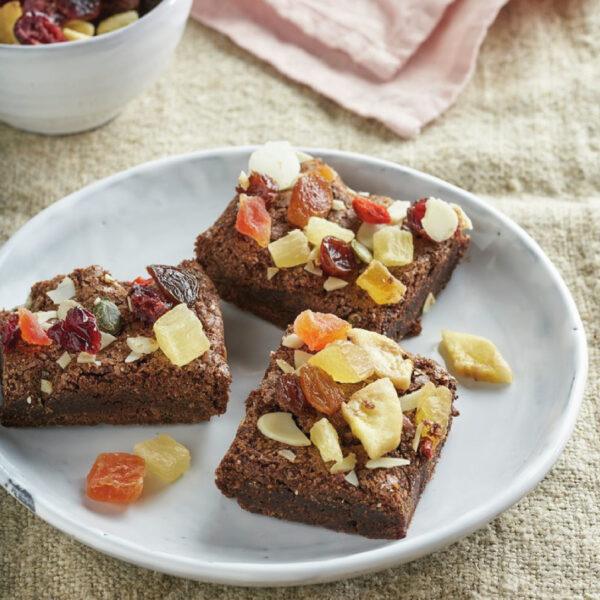 Brownie de Frutas Confitadas