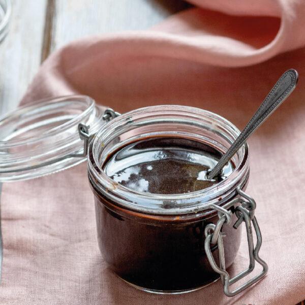 Salsa de cacao caribeño