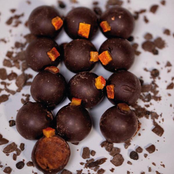 Trufas rellenas